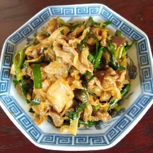 豚キムチ キャベツ ニラ 豚キムチ キャベツ ニラ